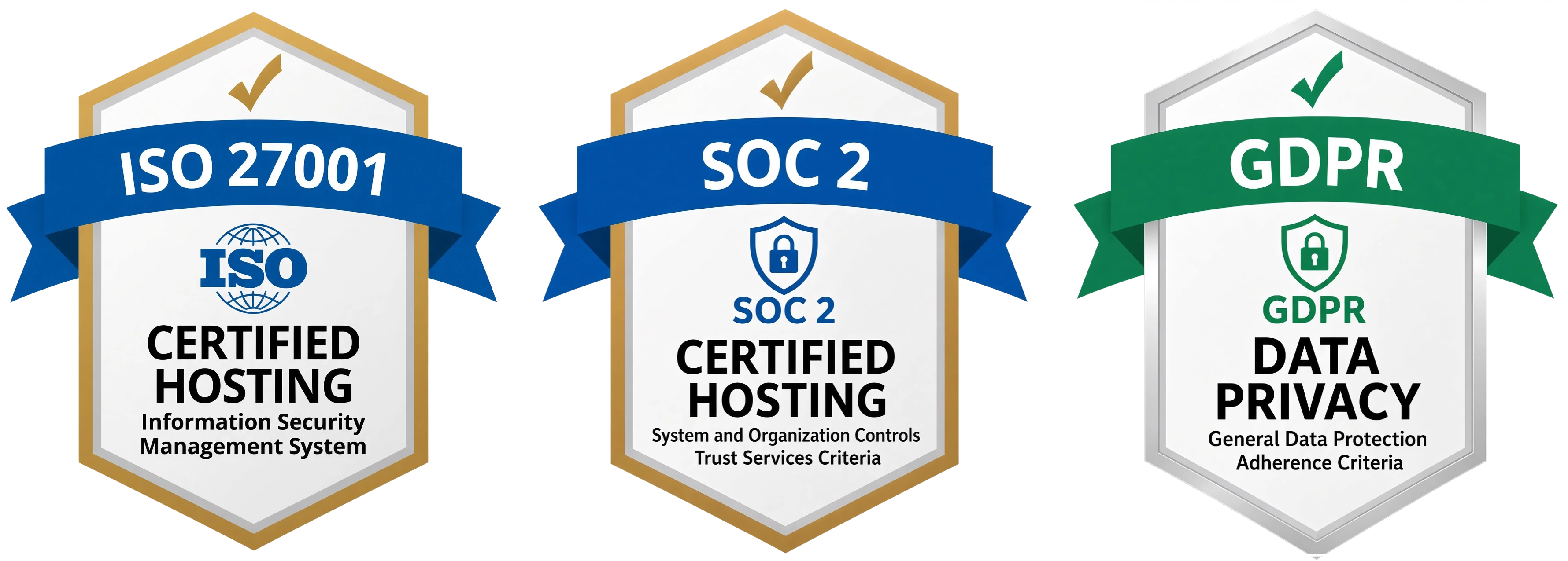 ISO27001 certified hosting